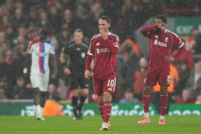 利物浦慘遭水晶宮三連殺:紙糊防線崩潰、近七戰六敗陷入危機